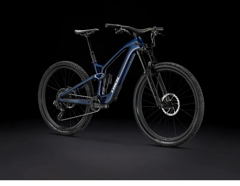 Trek Fuel Exe 9.8 GX AXS Electric Mountain Bike in Mulsanne Blue Large-10
